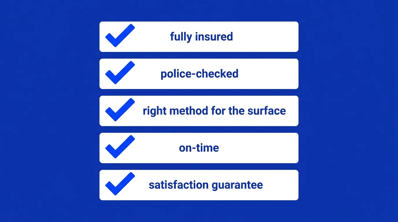 What to look for in a pressure washing company
